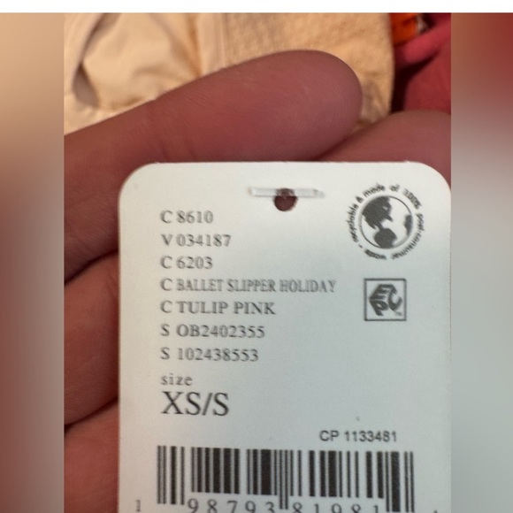 NWT FP Movement by Free People “Ballet Slipper Holiday” Racerback Sports Bra - Picture 7 of 7